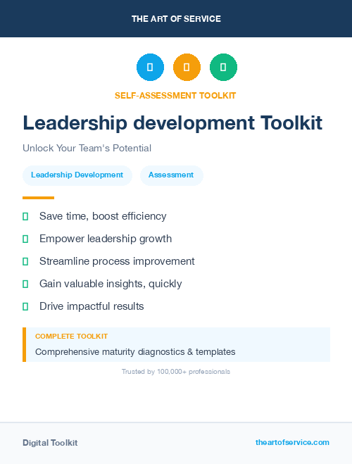 Leadership development Toolkit