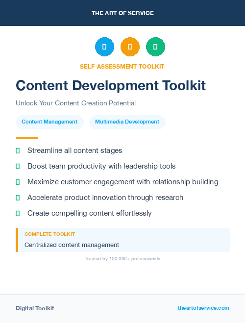 Content Development Toolkit
