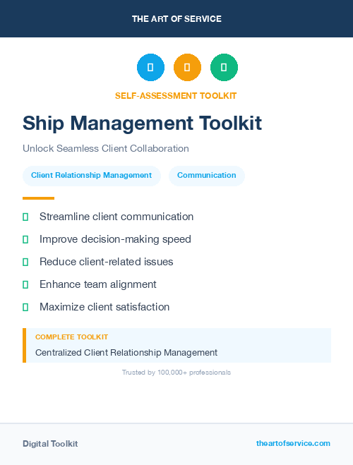 Ship Management Toolkit