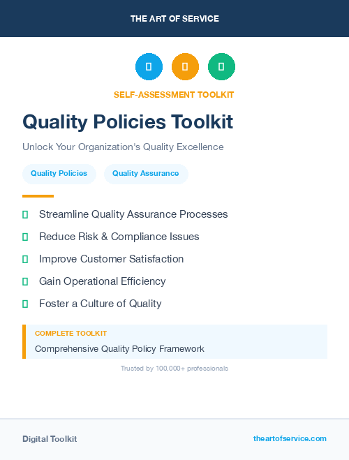 Quality Policies Toolkit