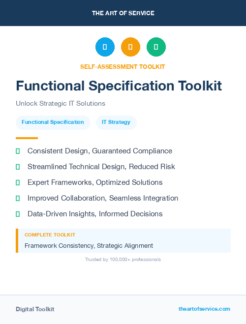 Functional Specification Toolkit