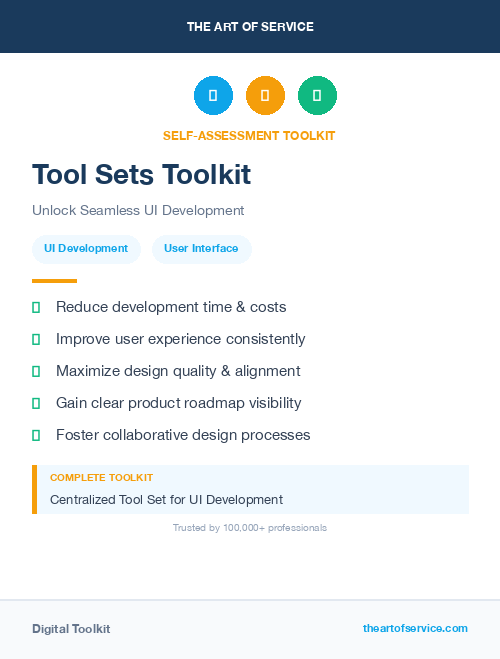 Tool Sets Toolkit