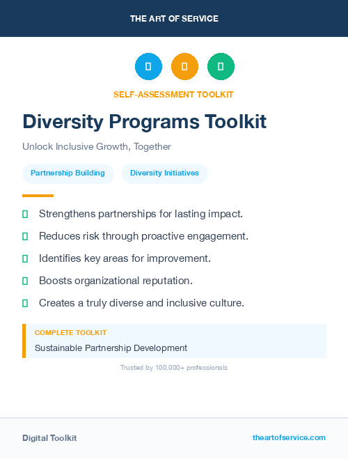 Diversity Programs Toolkit