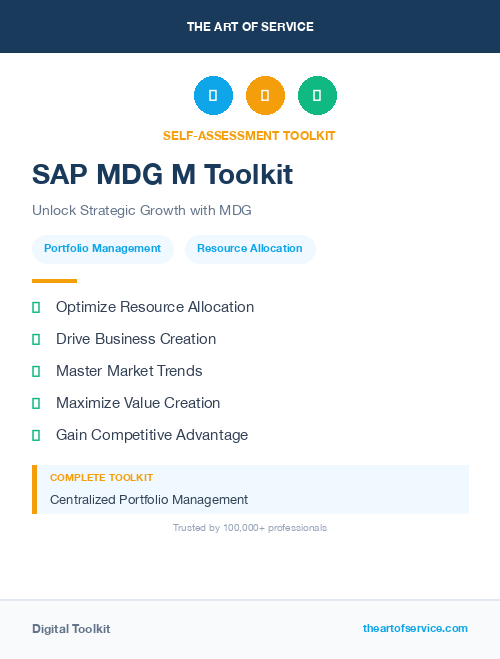 SAP MDG M Toolkit