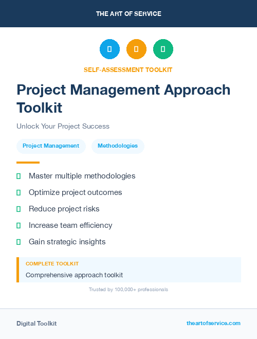 Project Management Approach Toolkit