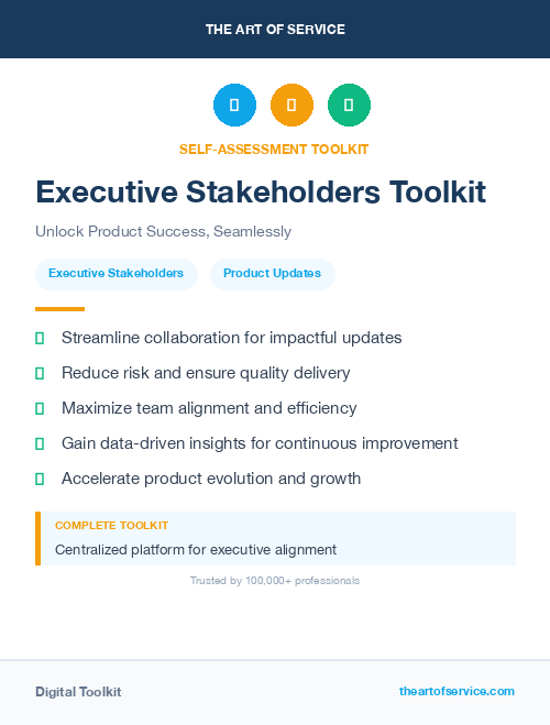 Executive Stakeholders Toolkit