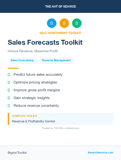Sales Forecasts Toolkit