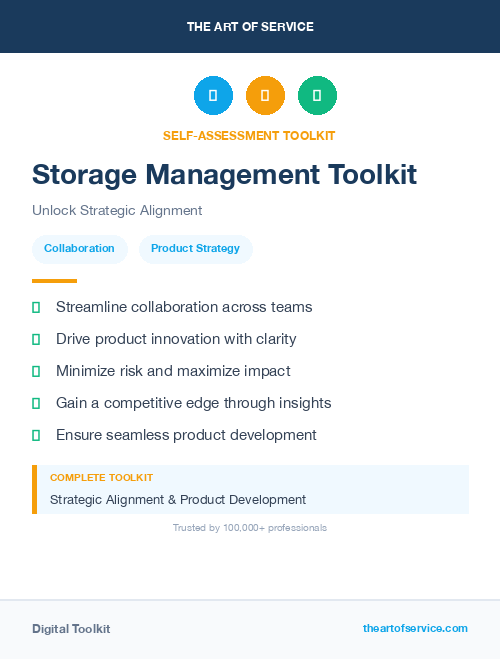 Storage Management Toolkit