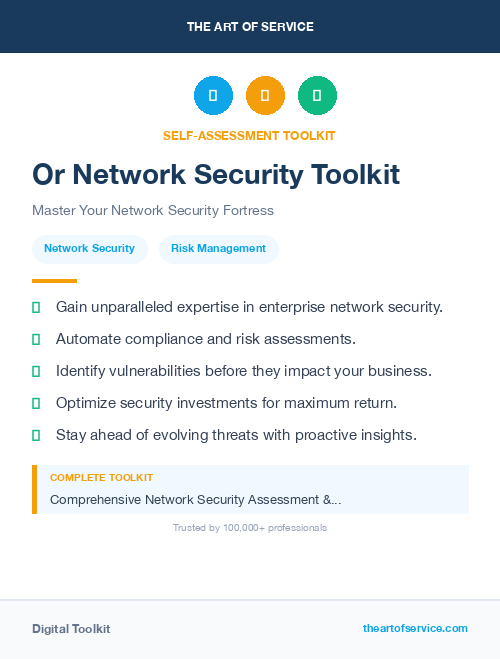 Or Network Security Toolkit