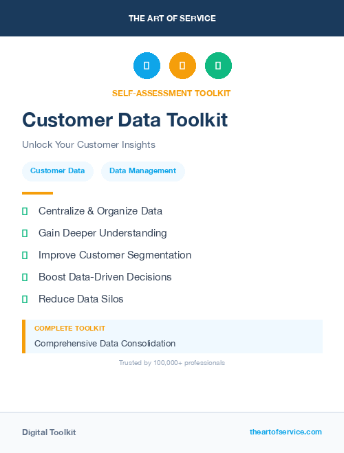Customer Data Toolkit