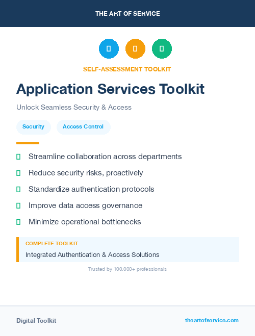 Application Services Toolkit