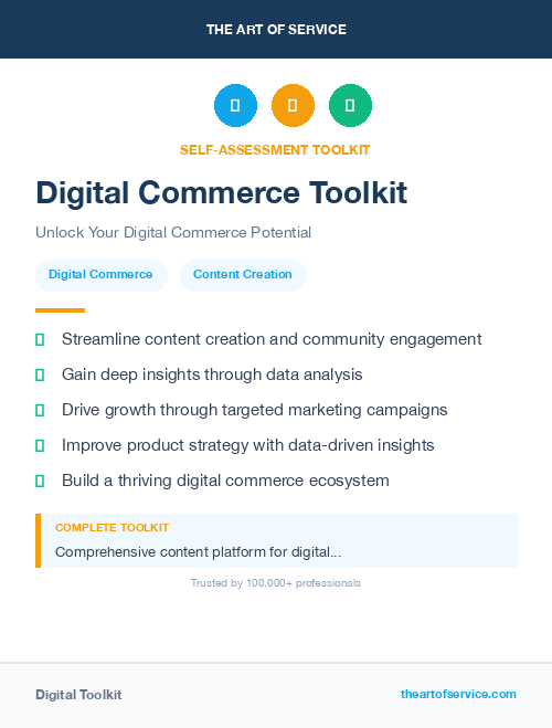 Digital Commerce Toolkit
