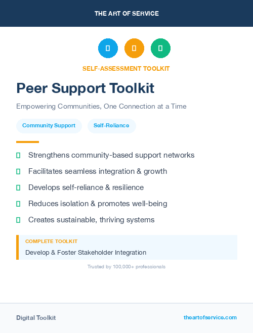 Peer Support Toolkit