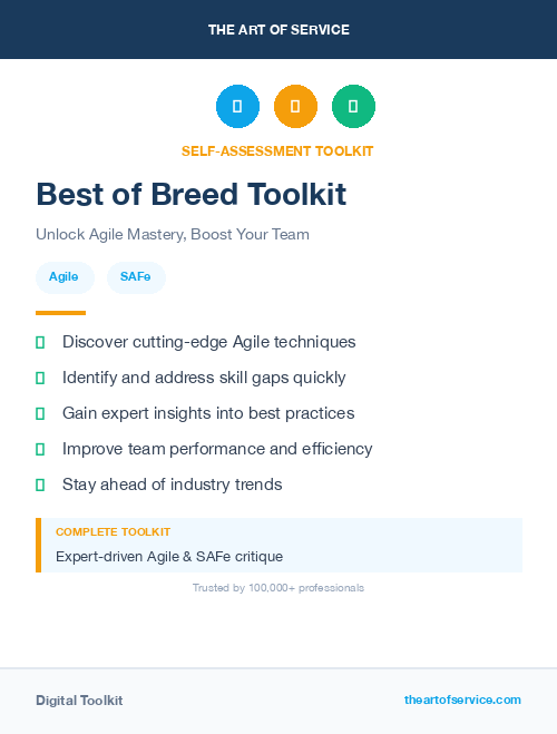 Best of Breed Toolkit