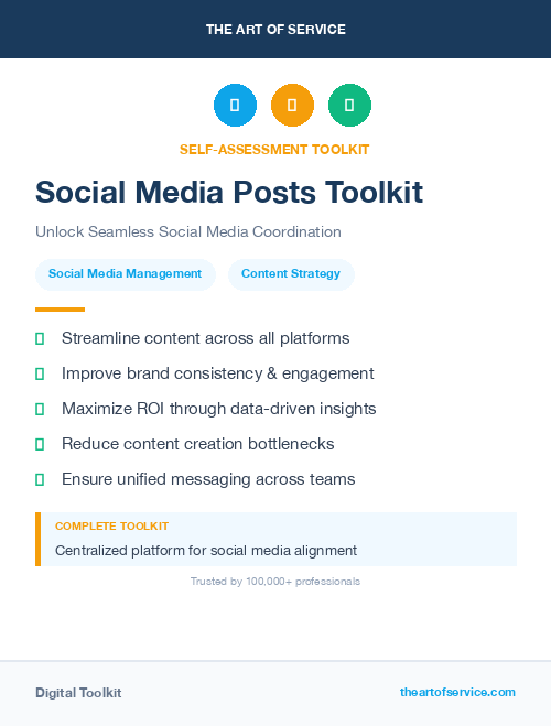 Social Media Posts Toolkit