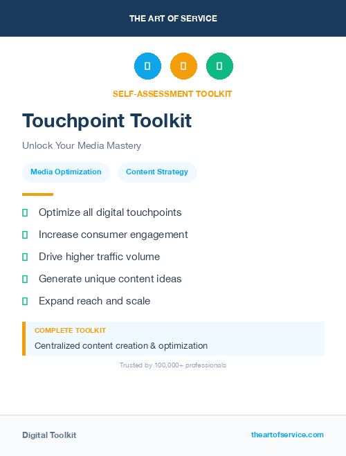 Touchpoint Toolkit