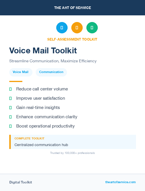 Voice Mail Toolkit