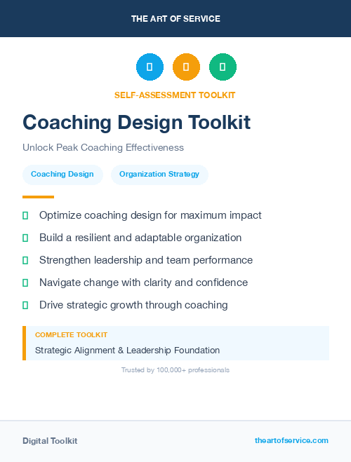 Coaching Design Toolkit