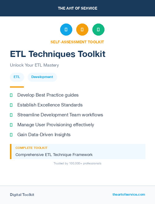 ETL Techniques Toolkit