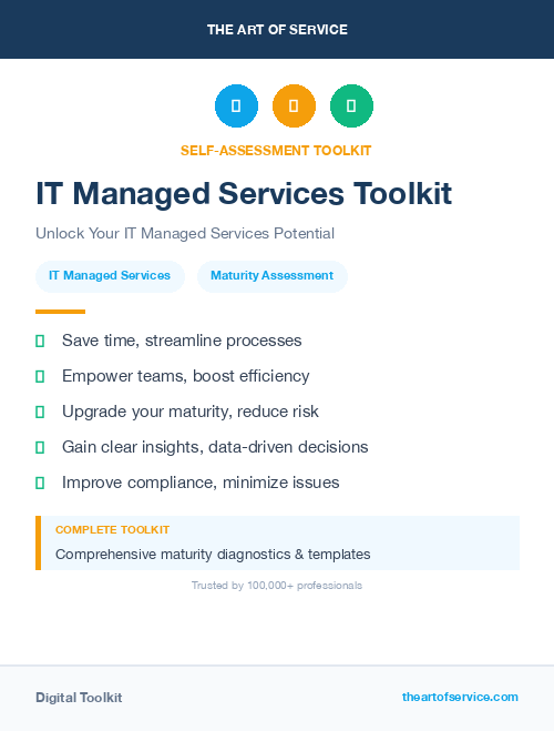 IT Managed Services Toolkit