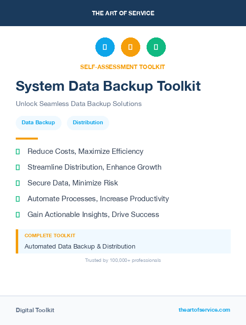 System Data Backup Toolkit
