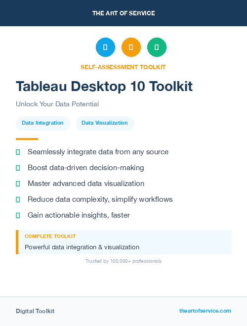 Tableau Desktop 10 Toolkit