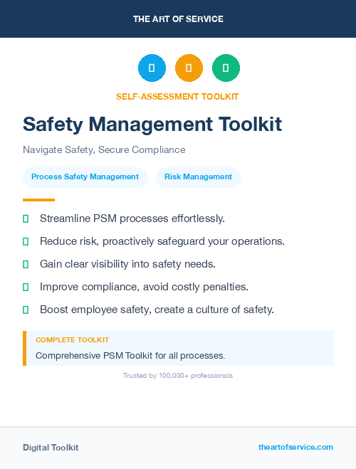 Safety Management Toolkit