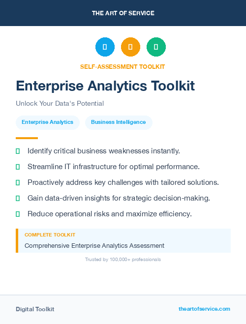 Enterprise Analytics Toolkit