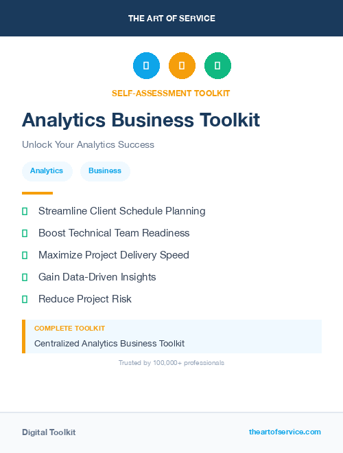 Analytics Business Toolkit