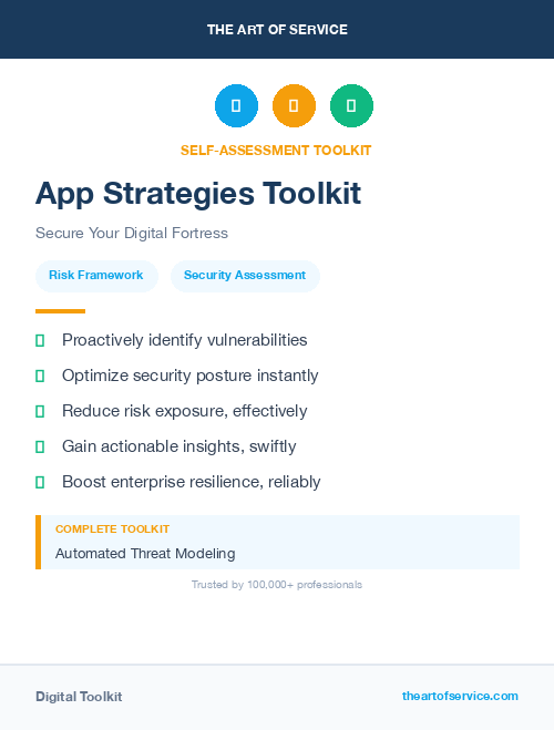 App Strategies Toolkit