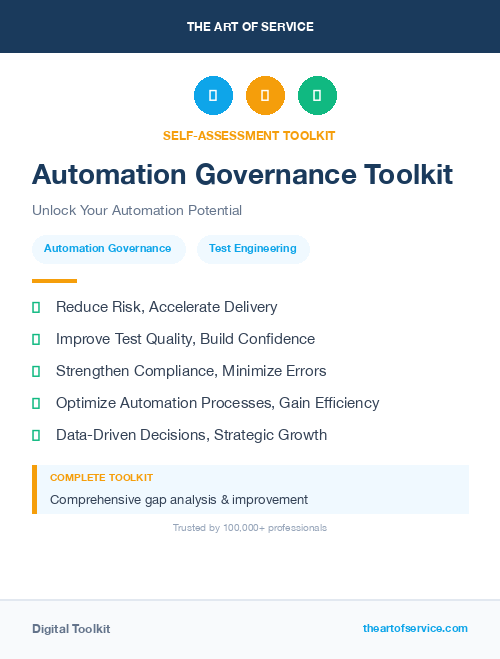 Automation Governance Toolkit