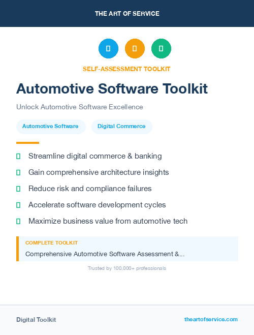 Automotive Software Toolkit