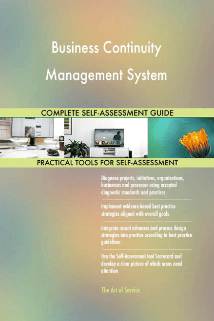 Business Continuity Management System Toolkit