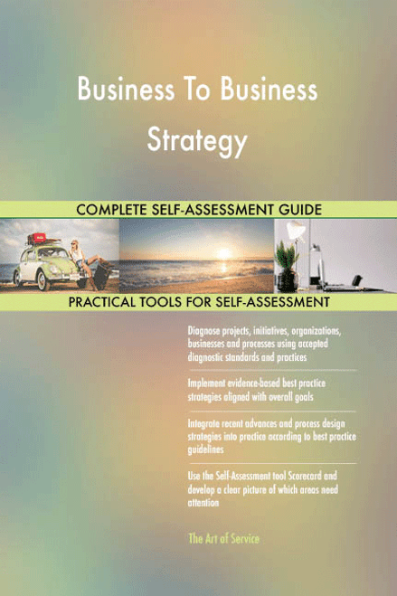 Business To Business Strategy Toolkit