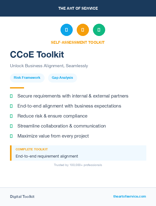 CCoE Toolkit