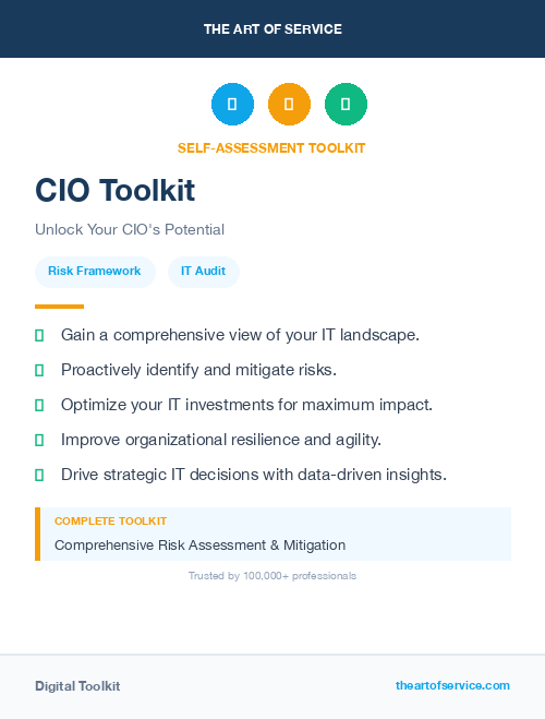 CIO Toolkit