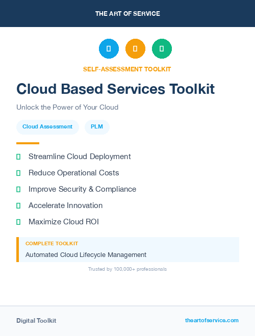 Cloud Based Services Toolkit