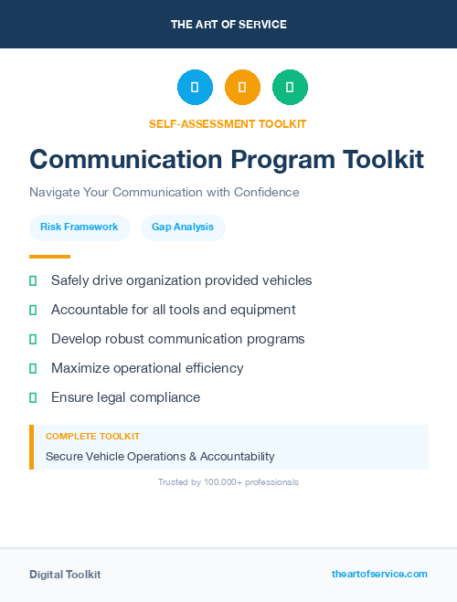 Communication Program Toolkit