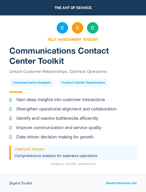 Communications Contact Center Toolkit