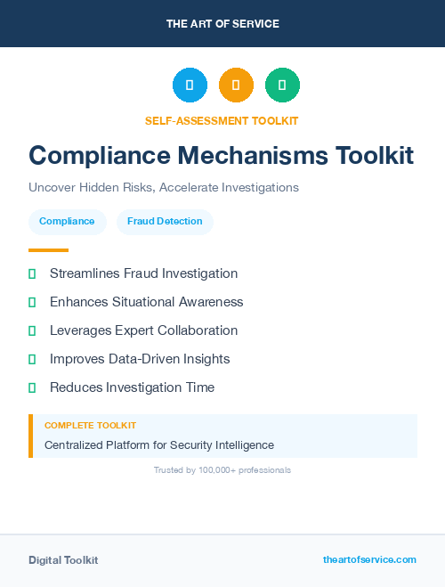 Compliance Mechanisms Toolkit