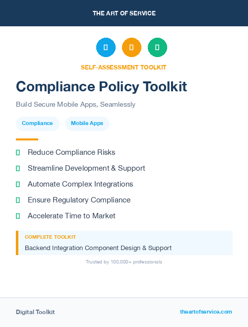 Compliance Policy Toolkit
