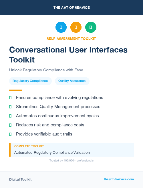 Conversational User Interfaces Toolkit