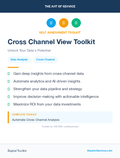 Cross Channel View Toolkit