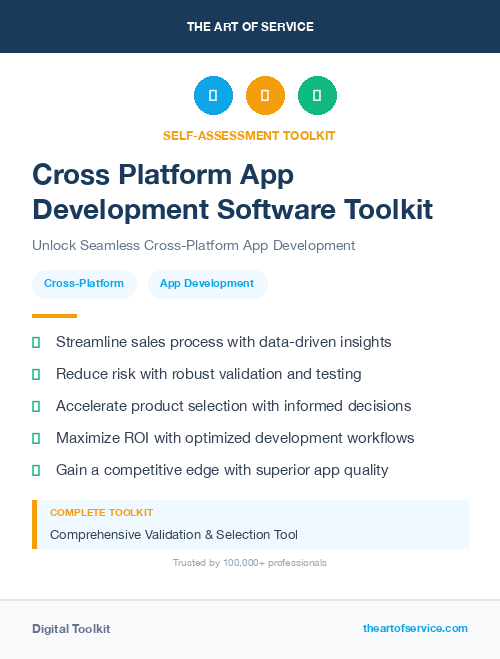 Cross Platform App Development Software Toolkit