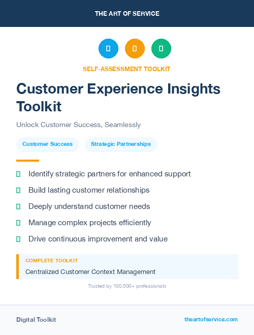 Customer Experience Insights Toolkit