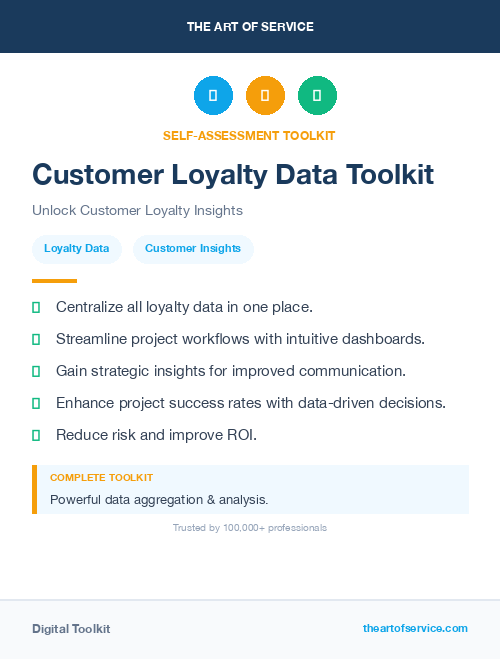 Customer Loyalty Data Toolkit