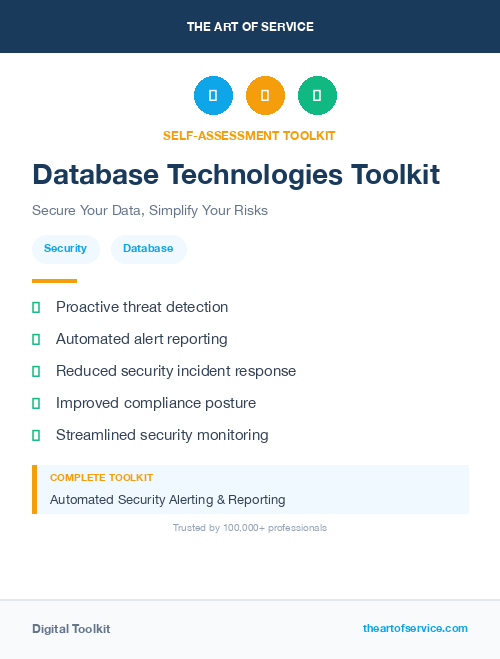 Database Technologies Toolkit