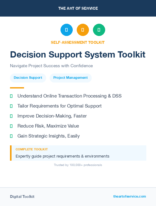Decision Support System Toolkit