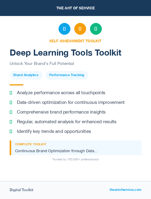 Deep Learning Tools Toolkit