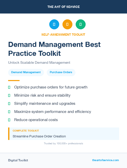 Demand Management Best Practice Toolkit